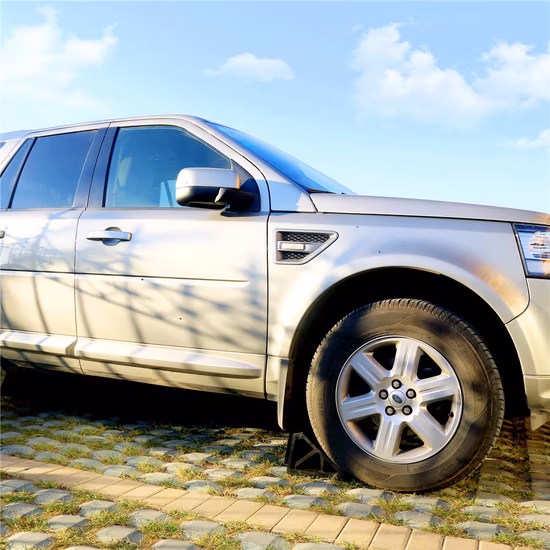 5% Discount Heavy Duty Parking L Shape Wheel Chocks for Trucks