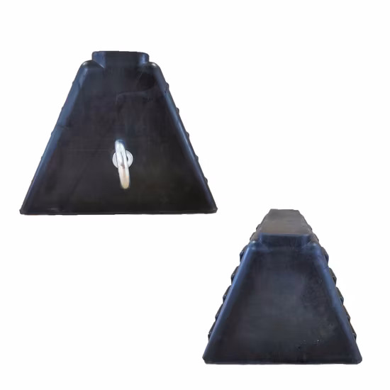 Резиновые противооткатные упоры для колес грузовика для автофургонов, стопор колеса с ручками